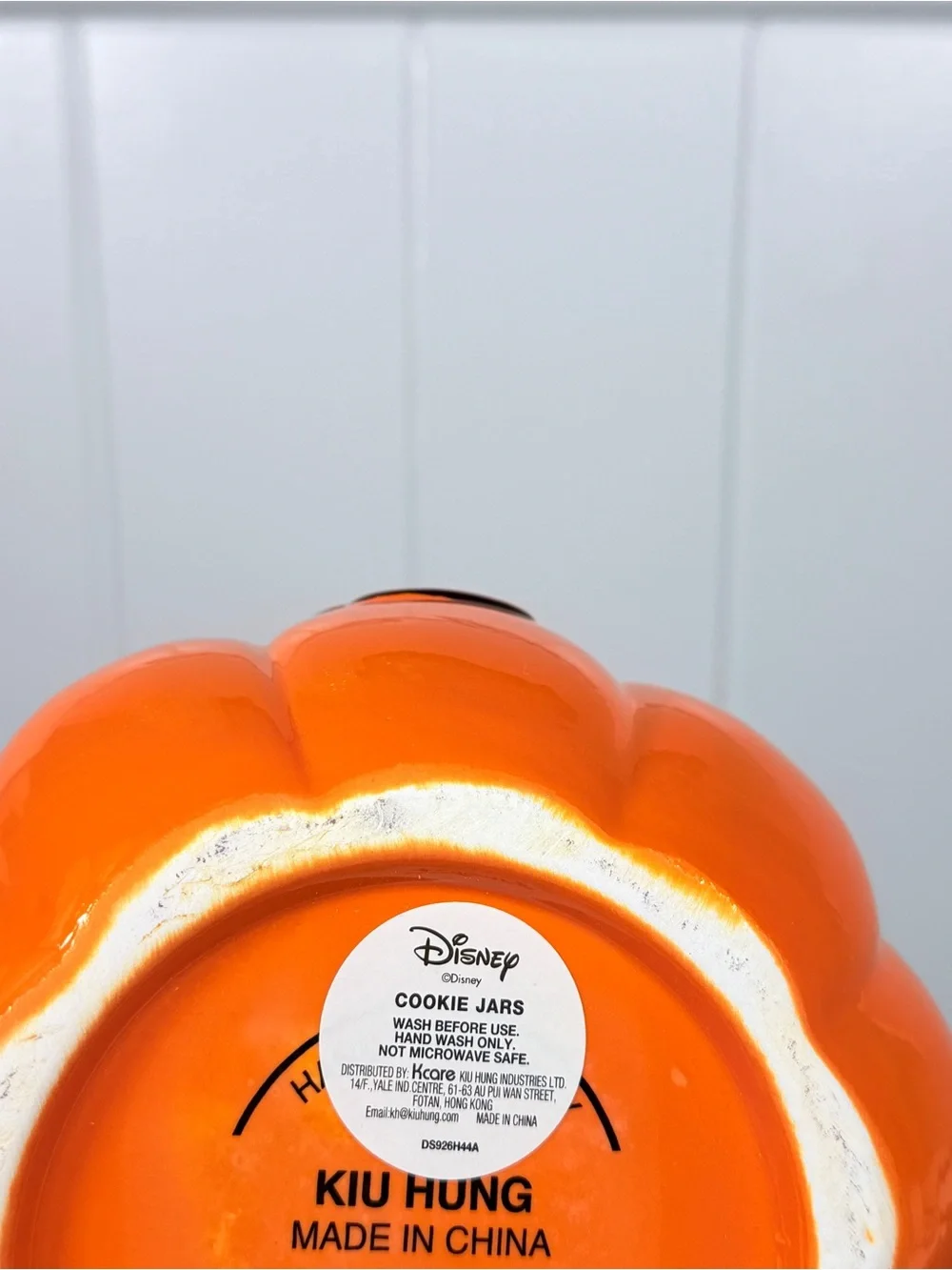 NEW Disney Mickey Mouse Pumpkin Halloween Cookie Jar